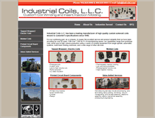 Tablet Screenshot of indcoils.com